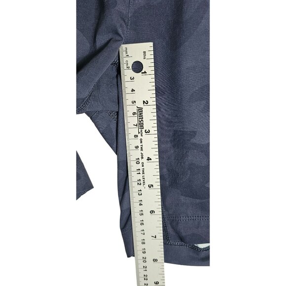 RHONE 7" Mako Tech Shorts Men's Small Camo Blue Unlined, DWR - Picture 5 of 13